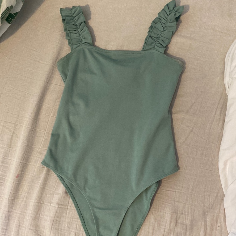 Green bodysuit